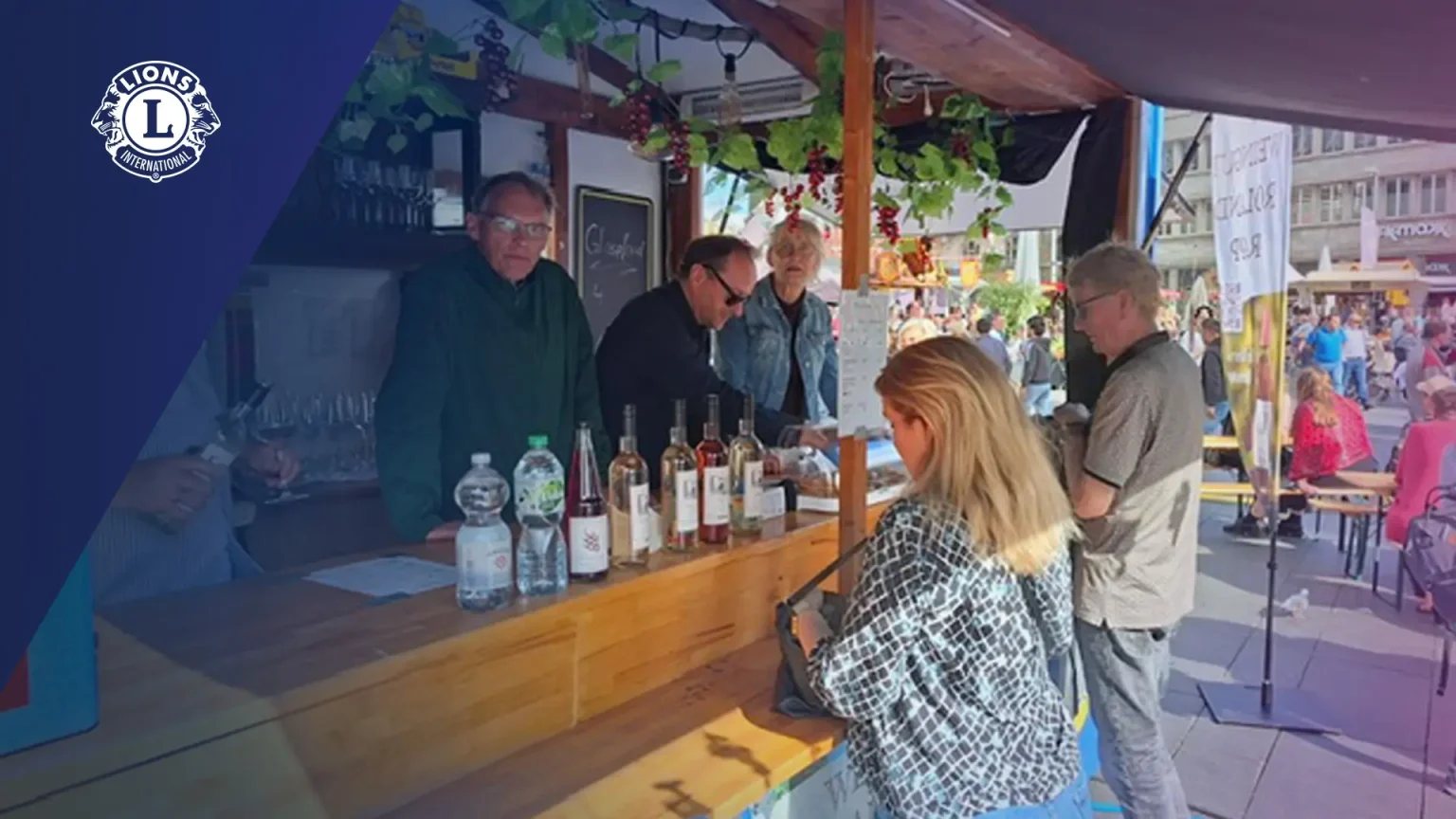 Die Lions auf dem Weinfest in Halle